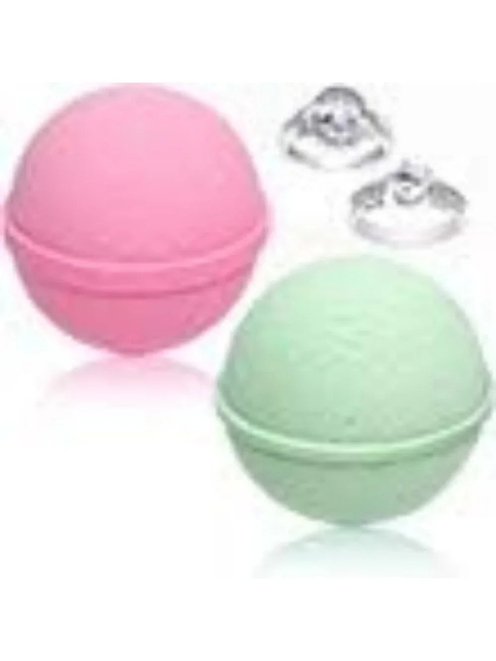 Mermaid Love Potion Bath Bombs Gift Set - 2 Bath Fizzies with Surprise Ring